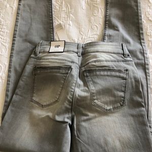 Grey wash pants sKinny WHBM
